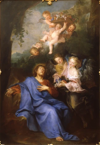 Le Christ servi par les anges
