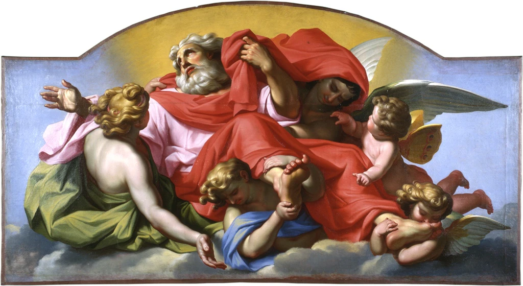 Dieu le Père entouré d\'anges