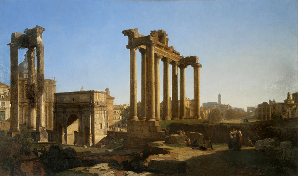Le Forum romain vu du Tabularium